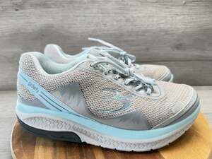 Gdefy Gravity Defyer Shoes Gray Green Lace Up Orthotic Sneakers Women’s 9